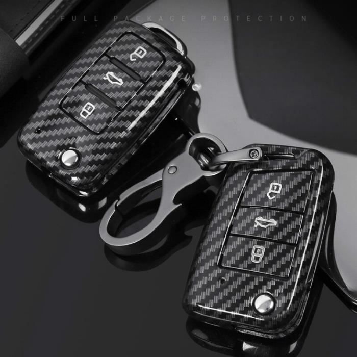 Porte-clés de voiture Mars en fibre de carbone, porte-clés pour VW