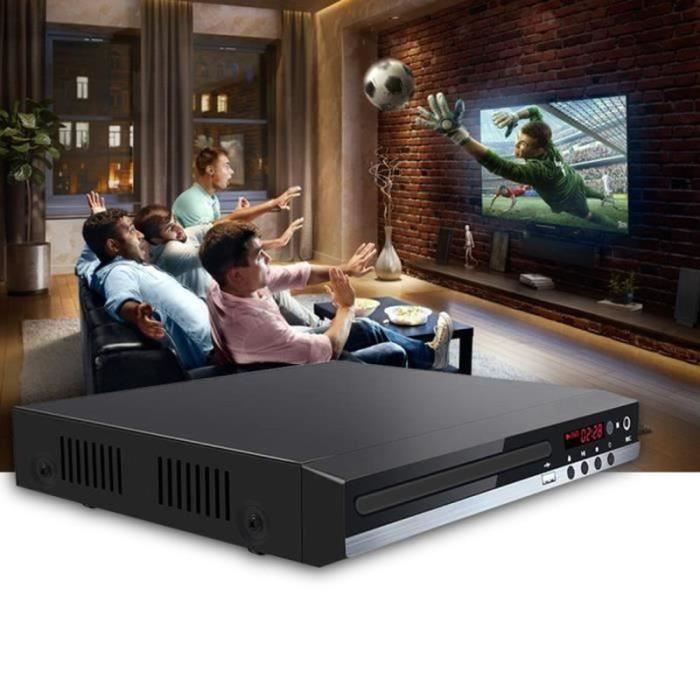 Lecteur DVD domestique 1080P avec câble HDMI pour téléviseur Lecteur DVD  multirégion avec télécommande - Cdiscount TV Son Photo
