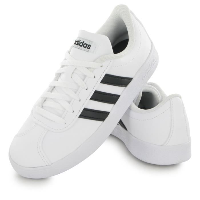 Baskets ADIDAS ORIGINALS VL Court 2.0 Enfant Gar on Cuir