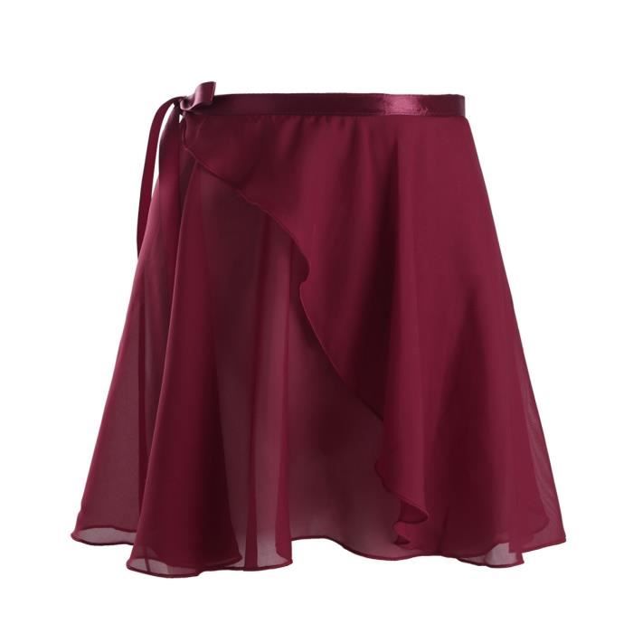 Jupe Tutu Longue Bleue Pour Danse Classique - Mousseline, Ceinture Réglable, Longueur Sous Genou