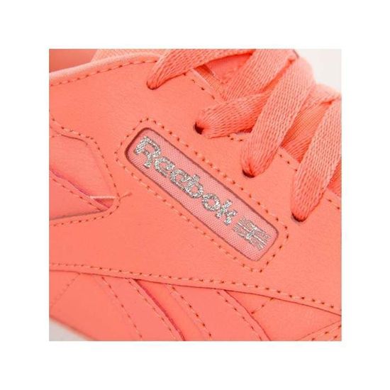 reebok leather enfant orange