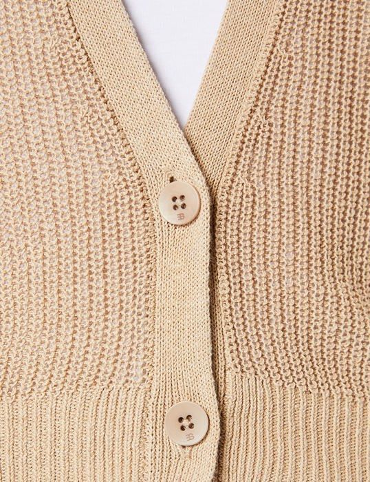 Gilet Gris Esprit Taille XL En Coton - Occasion Très Bon état