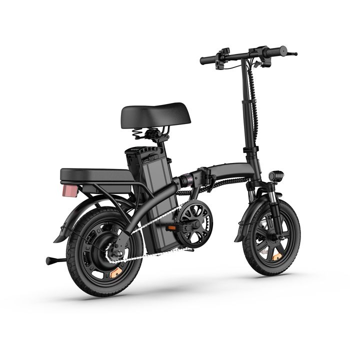 Vélo électrique Pliable DEEPOWER 14” – 48V 7.5Ah, Autonomie 65 Km, Moteur 250W, Suspension