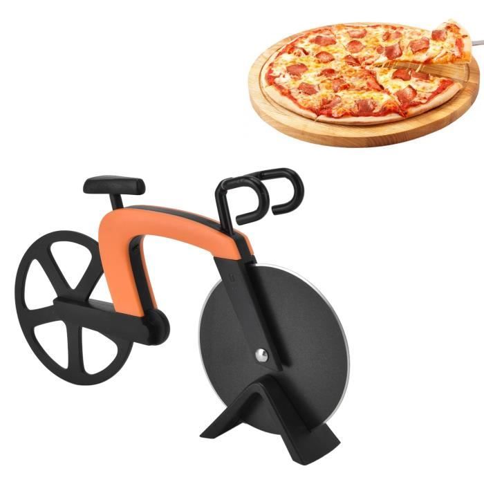 Coupe-Pizza de vélo en acier inoxydable, couteau à pâtisserie