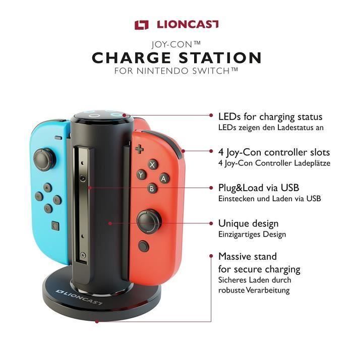 Lioncast Station de Charge pour Manette - Station de Charge avec