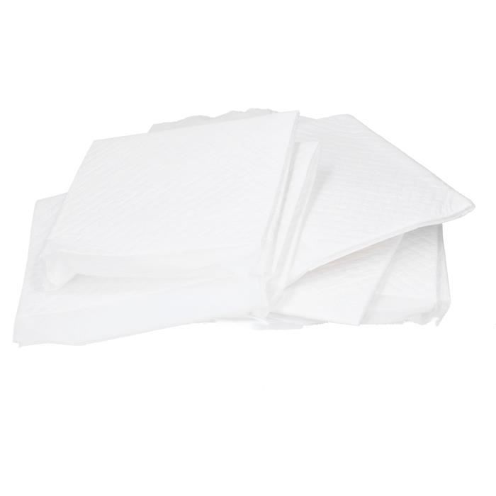 Tissu Non Tissé Absorbant 100 Tapis à Langer Jetables - 33x45 Cm - Étanches, Absorbants - Pour Bébés, Adultes, Animaux Lot économique 100pcs