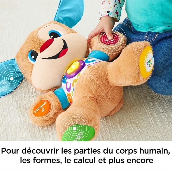 Chien Fisher Price Puppy peluche interactive ducative 75