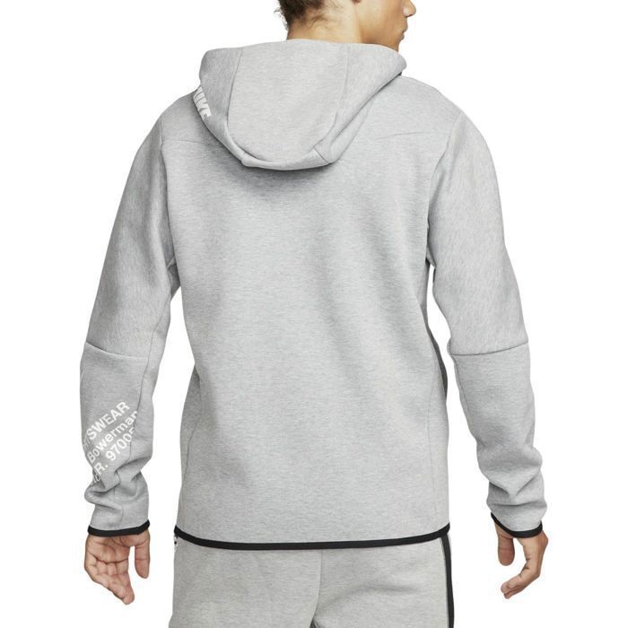 Sweat à capuche Nike NSW TECH FLEECE Gris - Cdiscount Prêt-à-Porter