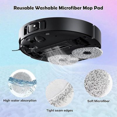 Lingettes Pour Dreame L10s Ultra Gen2/X40 Ultra Complete/X50 Ultra Complete/L10s Pro Ultra/L10s Pro Gen 2/L20 Ultra/L10 Ultra,pour Xiaomi X20+/X20 Max/X20 Pro,pour Mova E30 Ultra/P50 Pro Ultra Tampons