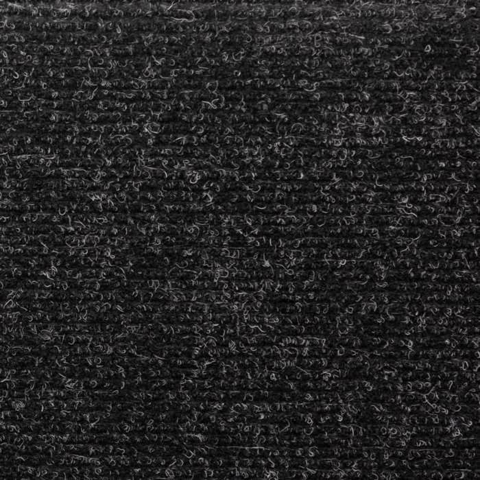15 Tapis D'Escalier Autocollants VidaXL - Anthracite, 65x21cm | Antidérapants, Insonorisants | Tissu Aspect Sisal
