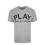 comme des garçons play homme jaune