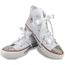 puma blanche lacet satin