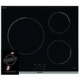 Plaque de cuisson induction - BRANDT - 3 zones - L60 cm - TI364B - 7200 W - Noir-0