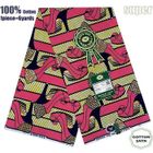 YANTASTIC Tissu - Super Wax - Hollandais African Wax Fabric - 6 Yards - Haute Qualité pour Robe de Mariage et Blazer - Type 077