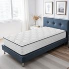 Matelas 90x200 cm - SweDrea - Épaisseur 25cm, Ressorts Ensachés, Respirant & Anti-Acariens,Certifié Oeko-TEX®