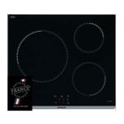 Plaque de cuisson induction - BRANDT - 3 zones - L60 cm - TI364B - 7200 W - Noir
