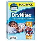 HUGGIES Drynites Couches Culottes Spiderman Garçon - 3-5 ans x16 - Lot de 4