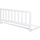 ROBA Barrière de Lit en Bois 90 cm - Protection Anti-Chute Sûre pour Bébés et Enfants - 18 mois à 5 Ans - Montage Facile - Blanc