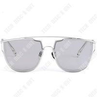 TD® Lunettes de soleil grand cadre lunette transparente hommes femmes style extérieur accessoire visage rond opticien monture UV