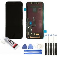 Ecran complet: Vitre tactile + LCD compatible avec Iphone XR OLED Taille 6.1" CORAIL + Kit outils + Colle B7000 Offerte