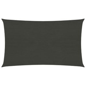 VOILE D'OMBRAGE Voile d ombrage 160 g/m² 5 x 8 m pehd anthracite