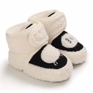 BIJOU DE CHAUSSURE coloris B252 noir taille 13-18 mois Bottes de neige pour bébé, chaussures chaudes en peluche, semelle à parti