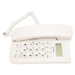 Téléphone fixe Desk Phone TéLéPhone de Bureau, TéLéPhone Filaire 