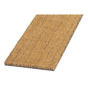 JVL Paillasson en Fibre de Coco avec Dos en Latex respectueux de lenvironnement Latex Fibre de Coco Taille Unique Marron