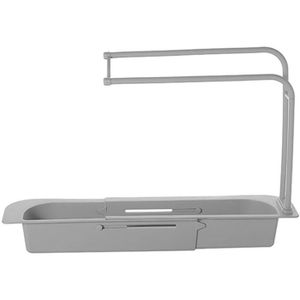 sdfae Support de Rangement pour évier télescopique Panier de vidange de Rangement Extensible Organisateur d/'évier réglable Éponge de Rangement pour évier Porte-Savon Porte-Organisateur d/'évier