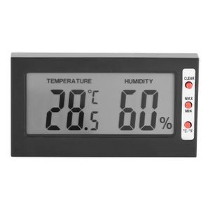 THERMOMÈTRE - BAROMÈTRE Abs Grand Affichage Lcd Thermomètre Hygromètre Min