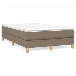 SOMMIER Sommier à ressorts - yanjiibuy - Taupe 120x200 cm - Tissu AB3120602 - Lit 1 place