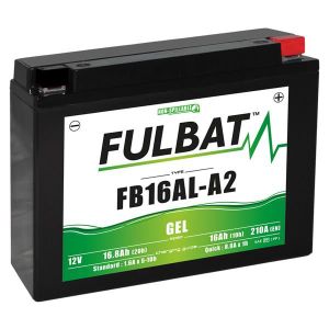 BATTERIE VÉHICULE Batterie moto GEL FB16AL-A2 GEL /YB16AL-A2 FULBAT 
