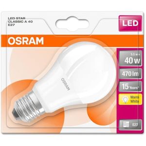 AMPOULE - LED OSRAM Ampoule LED E27 5 W équivalent à 40 W blanc 