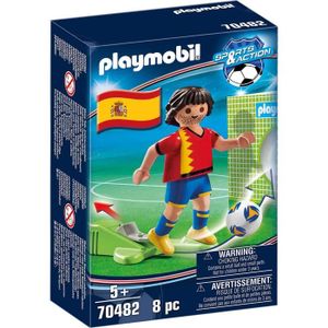 UNIVERS MINIATURE PLAYMOBIL 70482 - Sports et Action Football - Joueur Espagnol