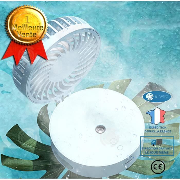 Ventilateur brumisateur portable 400 ml - Bricolage Outillage Maison/ Ventilateur - leaderbazar
