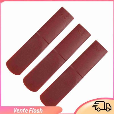 3pcs Anches Saxophone Alto Anches Pour Saxophone Alto 3(Rouge