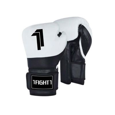 Gants De Boxe à Lacets Professionnels 8 Oz à 16 Oz - Entraînement, Sparring, Couleur Argenté - Pakistan