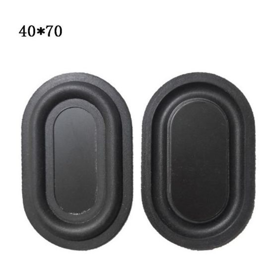 Membranes Vibrantes Pour Haut-parleur - Lot De 2 - Pour Caisson De Basses Et Subwoofer Voiture - Cadre Plastique 10,5x10,5 Cm
