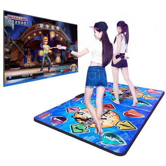 MAYOKIAAR Tapis De Danse DDR USB Antidérapant – Tapis Dance Dance Revolution Pour PC, Fitness & Jeux