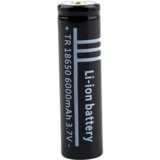 Batterie Rechargeable HUOYALU 3,7V 5000mAh – Haute Capacité Pour Lampe Torche, Gadgets, Appareils électroniques | +1200 Cycles