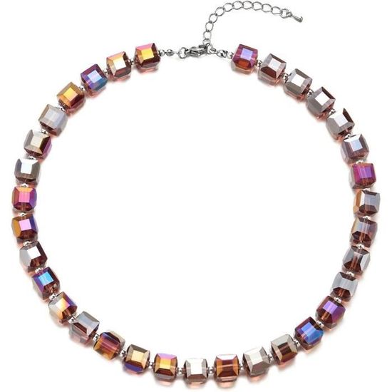 Collier Déclaration INC Avec Paillettes Dorées, Perles Et Franges - Longueur 18 Pouces, Neuf Avec étiquettes