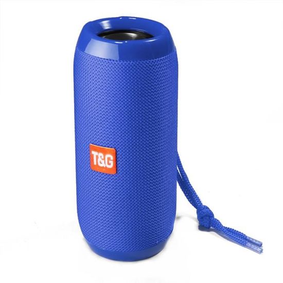 Enceinte Bluetooth TG117 10W – Caisson De Basse Portable, étanche Et Sans Fil, Couleur Bleue