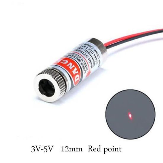 Module Laser Vert 6mm - Classe II <1mW - Alimentation 3-5V - Pour Découpe, Éclairage, Mesure