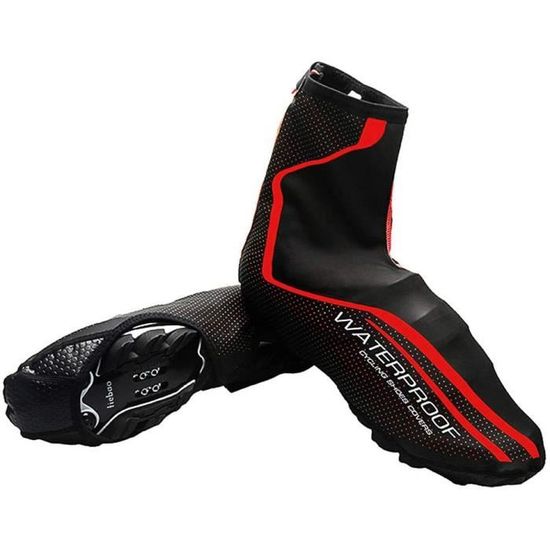 Couvre-chaussures Imperméables Pour Vélo - Avec Bandes Réfléchissantes - Homme Et Femme, Taille L - 13