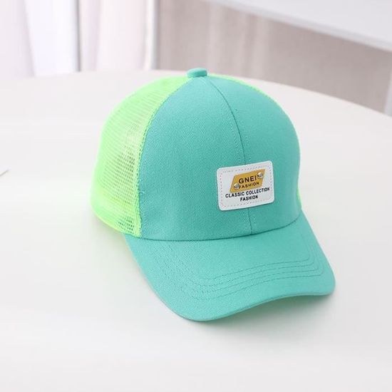 Casquette De Baseball Pour Enfants 2-6 Ans - 100% Coton, Réglable, Visière Large - Protection Soleil été - 9