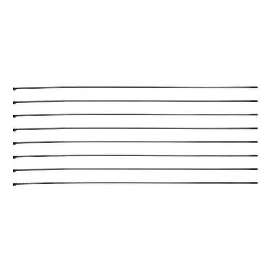 Rayon inox noir - DT SWISS - Competition - Tête droite - 280mm - 2-1.8-2mm