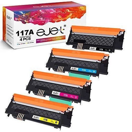 4 GPC Image 117A Compatible Pour HP 117A W2070A Cartouches De Toner