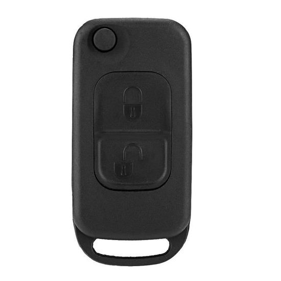 Étui En Cuir Pour Clé Mercedes Classe A - Protection 2 Boutons, Anti-rayures, Pour A180, A200, A260