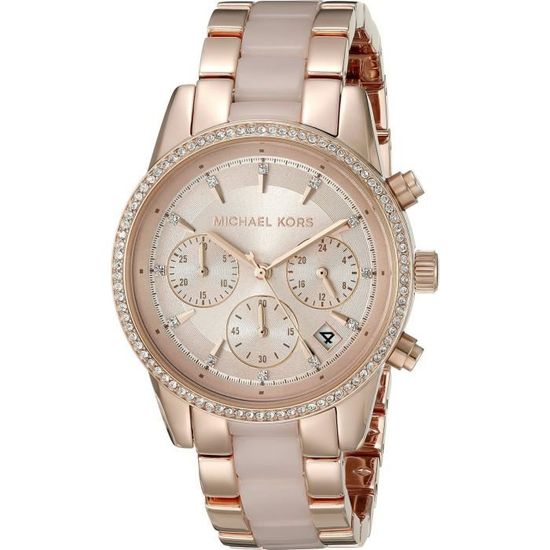 Montre connectée Quartz Femme MICHAEL KORS ACCESS 401870 or rose, -  Achat/vente montre Femme Acier - Cdiscount