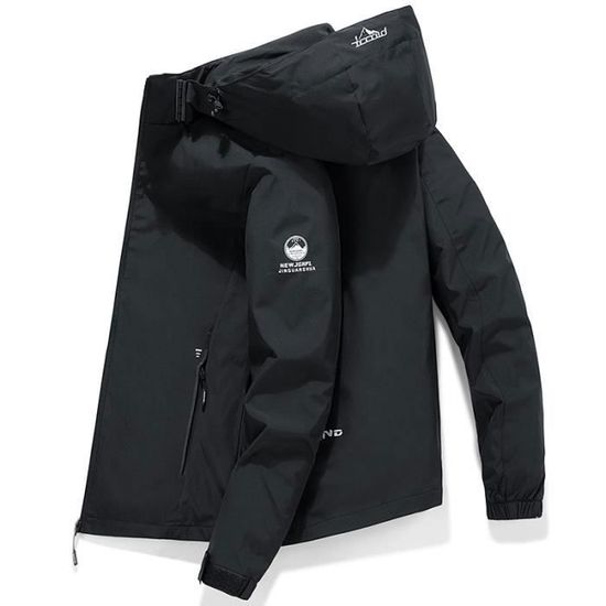 Veste Homme Imperméable Capuche Coupe Ski Us Blousons Couverture
